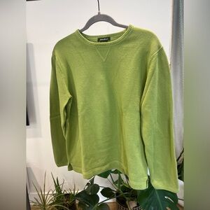Vintage Women’s EDDIE BAUER 100% Cotton Green* Sweater